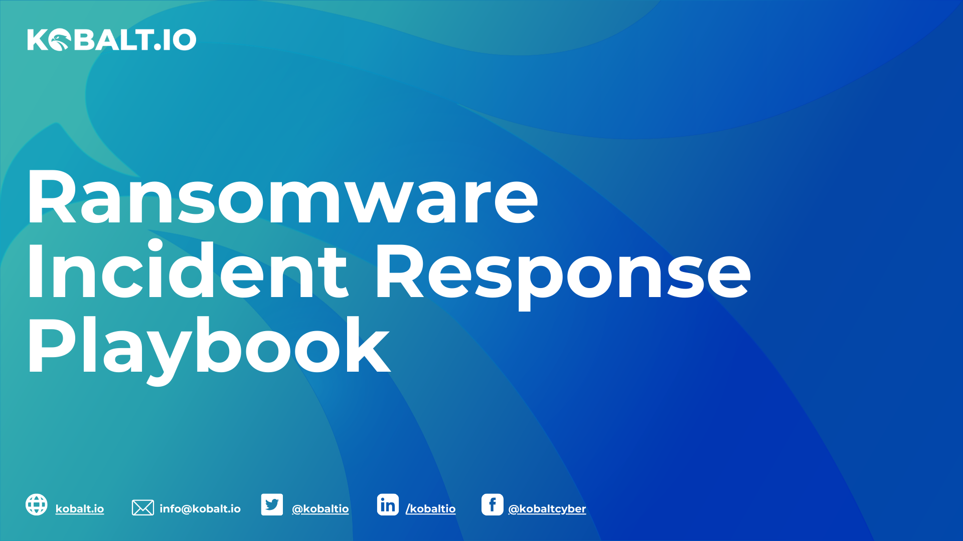 Ransomware Incident Response Playbook